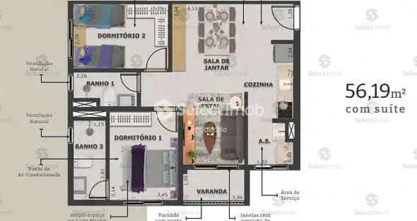 Apartamento NA PLANTA à venda, Vila Guiomar, Santo André, SP