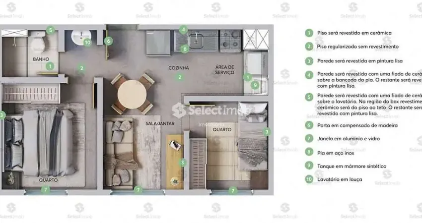 Apartamentos NA PLANTA à venda, Itaquera, São Paulo, SP