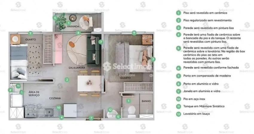 Apartamento NA PLANTA à venda, Vila Liviero, São Paulo, SP