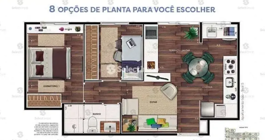 Apartamento com 2 quartos à venda na Rua Felipe Camarão, --, Centro, Diadema