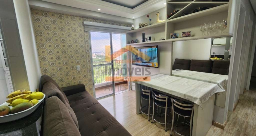 Imperdível Apartamento Porteira Fechada à venda em Americana-SP, na Vila Amorim: 2 quartos, 1 suíte, 2 salas, 2 banheiros, 1 vaga, 58m².