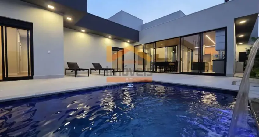 Casa em Condomínio Fazenda Santa Lúcia, Americana-SP: 3 Quartos, 3 Suítes, 4 Banheiros - 228m²
