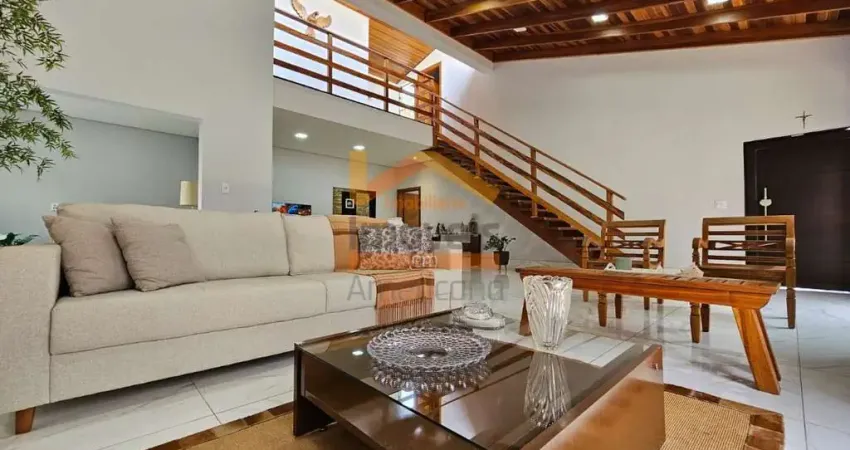 Imóvel de alto padrão: Casa de condomínio com 3 quartos e 3 suítes no Parque Nova Carioba, Americana-SP. 274m² de área!