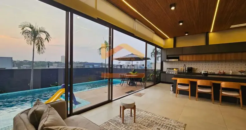 Casa de luxo em condomínio no Jardim Phillipson Park, Americana-SP: 3 quartos, 3 suítes, 2 salas, 2 vagas, 300m².