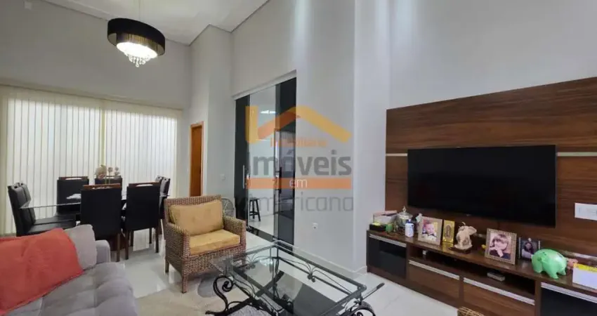 Casa em condomínio à venda em Americana-SP, 3 quartos, 3 suítes, 2 salas, 5 banheiros, 4 vagas, 229m².