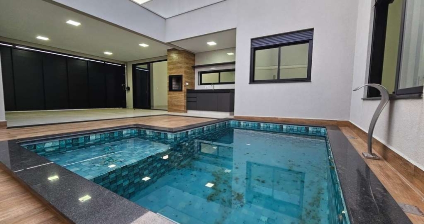 Casa de alto padrão em condomínio no Jardim das Flores, Santa Bárbara Doeste-SP: 3 quartos, 1 suíte, 2 salas, 2 banheiros, 4 vagas de garagem, 150m².