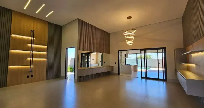Casa de alto padrão em condomínio: 3 quartos, 3 suítes, 2 salas, 2 banheiros, 2 vagas na Fazenda Santa Lúcia, Americana-SP - 240m².