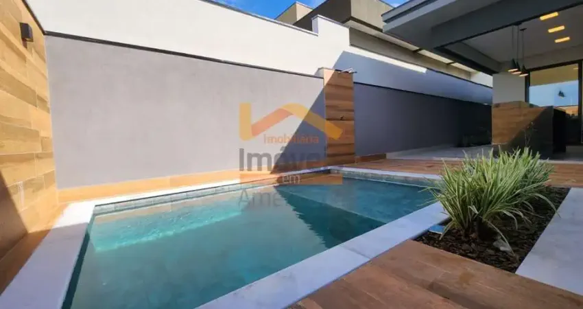 Casa de luxo em condomínio à venda em Nova Odessa-SP, bairro Engenho Velho: 3 quartos, 1 suíte, 2 salas, 3 banheiros, 4 vagas, 185m².