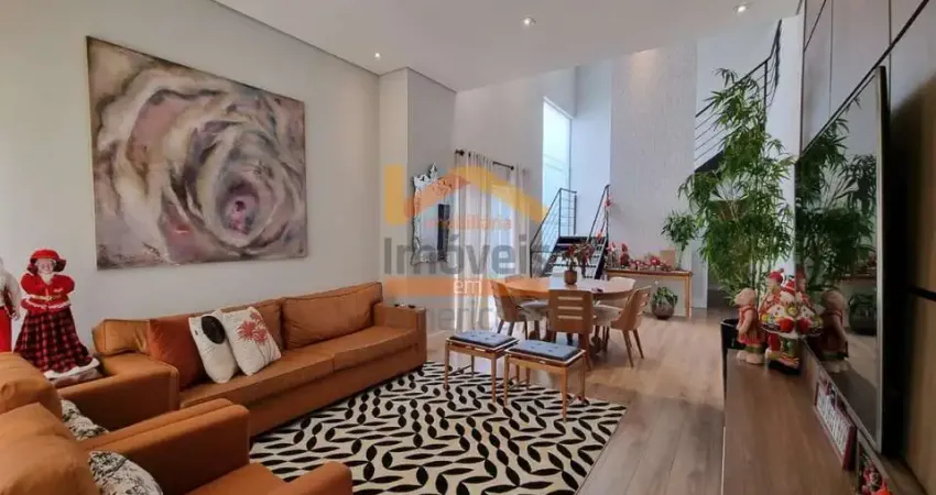 Casa de alto padrão em condomínio no Jardim Primavera, Nova Odessa-SP: 3 quartos, 3 suítes, 3 salas, 2 banheiros, 4 vagas e 650m²!