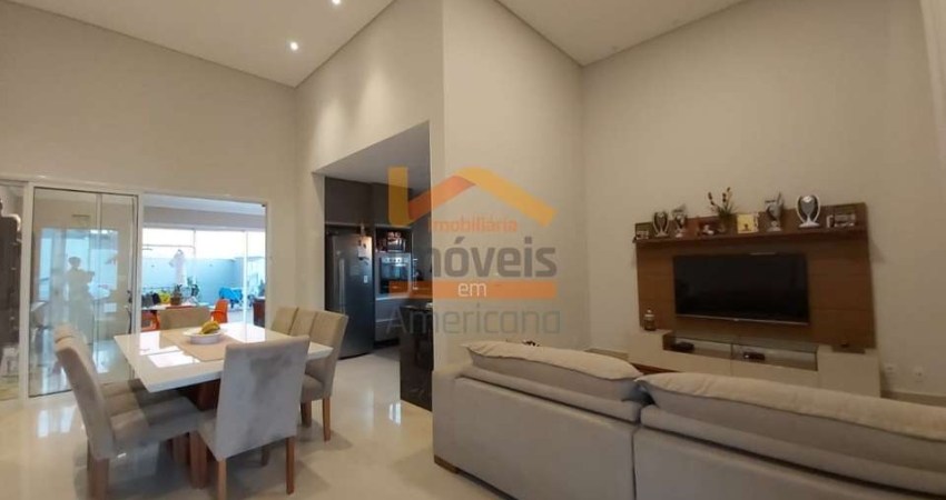 Oportunidade única! Casa de alto padrão à venda em condomínio fechado em Americana-SP, Loteamento Residencial Jardim dos Ipês Amarelos. 3 quartos, 3 suítes, 2 salas, 4 banheiros, 2 vagas, 203m².