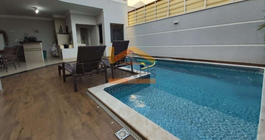 Casa de luxo em condomínio à venda em Americana-SP, no Jardim Imperador: 4 quartos, 2 suítes, 1 sala, 4 banheiros, 4 vagas, 398m².