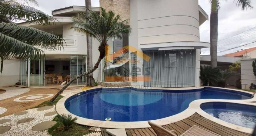 Ampla casa de 5 quartos e 2 suítes à venda em Americana-SP, Residencial Horto Florestal Jacyra I - 424m² - 2 vagas.