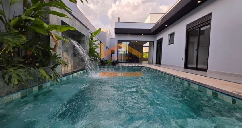 Imperdível: Casa em condomínio no Jardim Recanto das Águas, Nova Odessa-SP - 3 quartos, 3 suítes, 2 salas, 4 banheiros, 4 vagas, 204m²