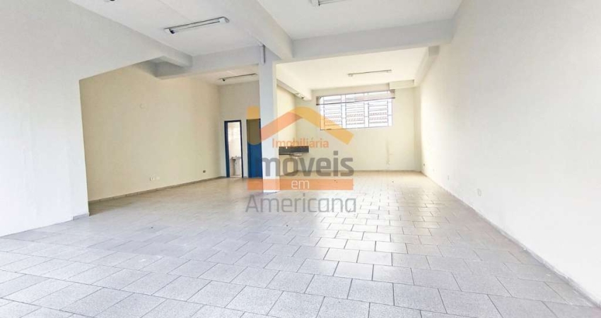 Salão Comercial para Locação em Americana-SP, Residencial Boa Vista  93m², 2 Banheiros, 2 Vagas de Garagem