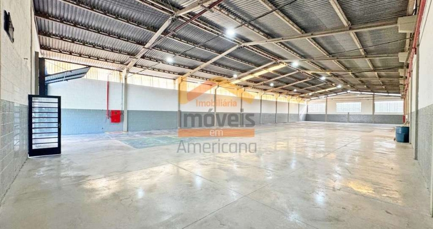 Salão Industrial de 760m² disponível para locação no Distrito Industrial II de Santa Bárbara D'oeste-SP!