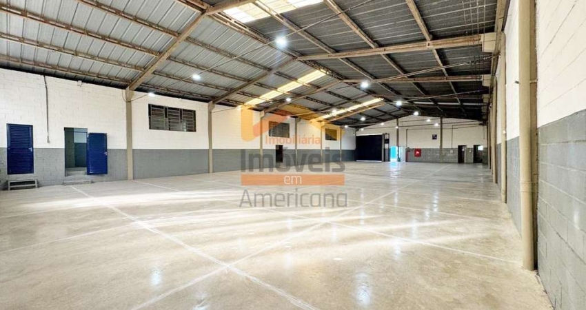 Salão para Locação no Distrito Industrial II de Santa Bárbara D'oeste-SP, com 714,00 m² de Área!