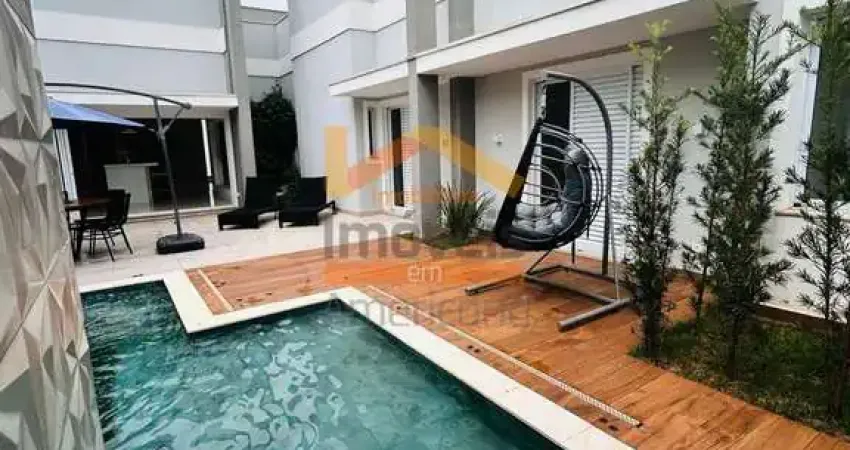 Casa de alto padrão no condomínio Jardim Phillipson Park em Americana-SP: 3 quartos, 3 suítes, 3 salas, 5 banheiros, 4 vagas, 225m².