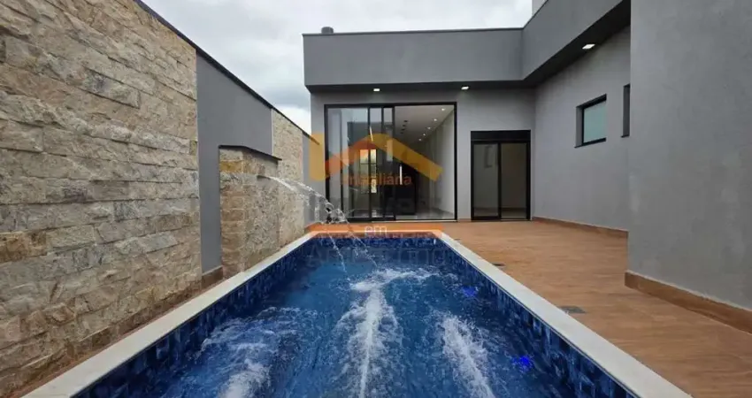 Casa de luxo em condomínio com 3 suítes e 4 vagas de garagem no Jardim Recanto das Águas, Nova Odessa-SP