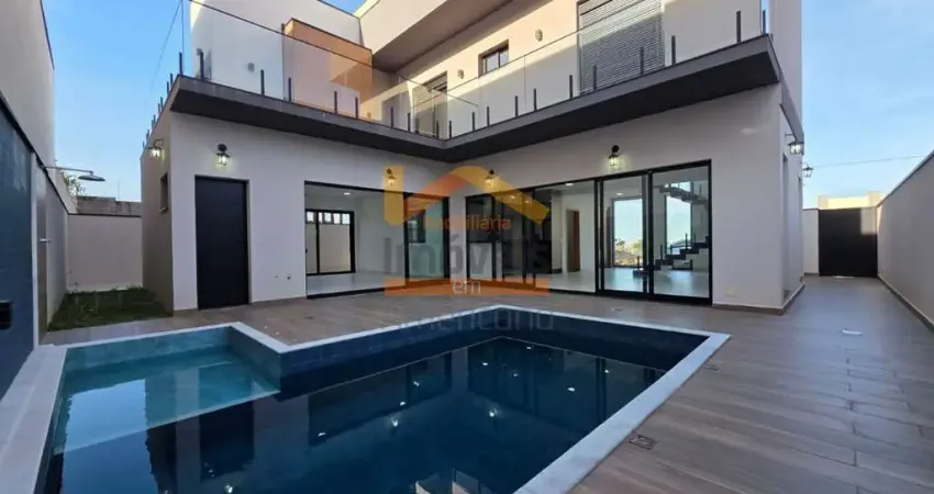 Casa de luxo em condomínio com 3 suítes e 4 vagas no Engenho Velho, Nova Odessa-SP: a residência dos seus sonhos!