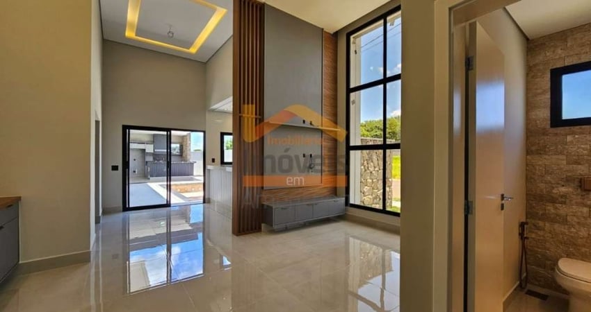 Casa de alto padrão em condomínio com 3 quartos e 217m² em Nova Odessa-SP!