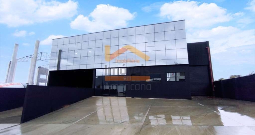 Barracão Industrial de Alto Padrão para Locação em Nova Odessa-SP no Empresarial Park Anhanguera - 2.216,25 m², 3 Salas, 4 Banheiros e 4 Vagas.