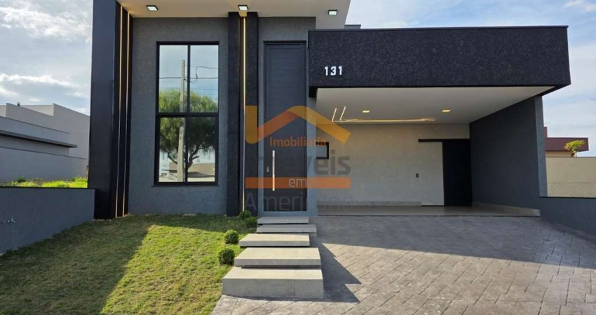Luxuosa Casa de Condomínio à Venda em Nova Odessa-SP: 3 Quartos, 3 Suítes, 2 Salas, 5 Banheiros, 4 Vagas, 200m² no Jardim Recanto das Águas.