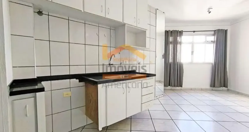 Apartamento para locação: 1 quarto, 2 salas, 1 vaga de garagem, 45m² em Frezzarin, Americana-SP!