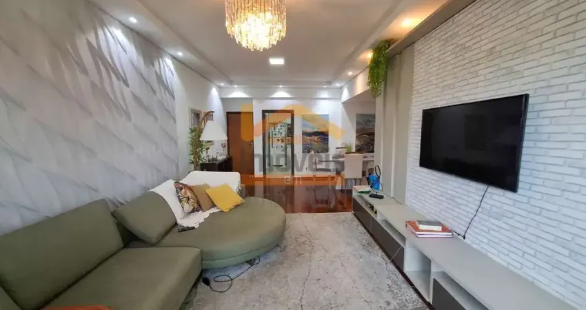 Apartamento à venda em americana-sp na avenida brasil: 3 quartos, 1 suíte, 2 salas, 2 banheiros, 2 vagas e 130m²!