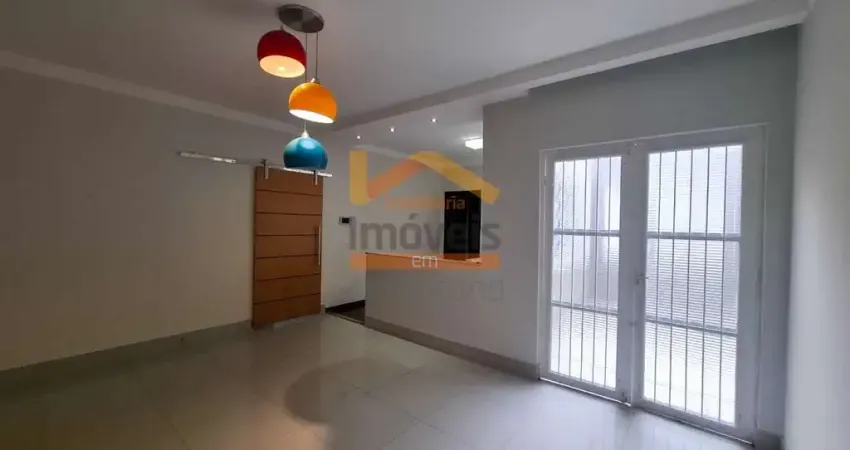 Casa para locação na vila santa maria, americana-sp: 3 quartos, 1 suíte, 3 salas e 4 vagas de garagem!