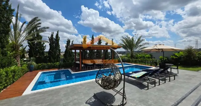 Residência de luxo no condomínio residencial jardins da cidade, nova odessa-sp: 4 quartos, 4 suítes, 3 salas, 5 banheiros, 6 vagas, 573m². venha conferir!