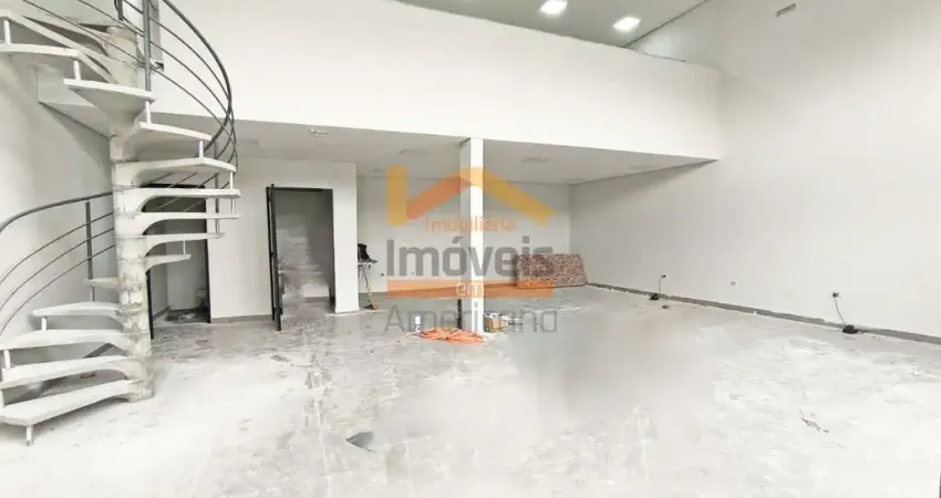 Salão comercial de alto padrão para locação em americana-sp, bairro jardim terramérica i: 2 banheiros, 3 vagas, 143,20 m².