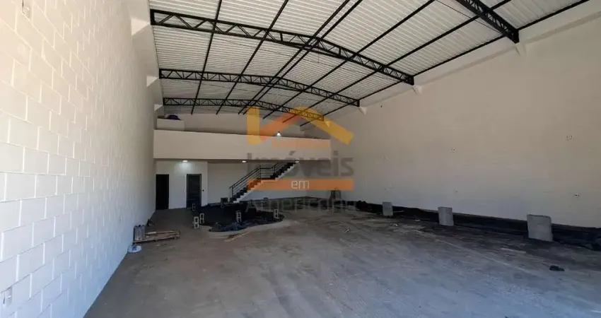 Salão comercial para locação em americana-sp, jardim das orquídeas: 2 banheiros, 4 vagas de garagem, 289m².