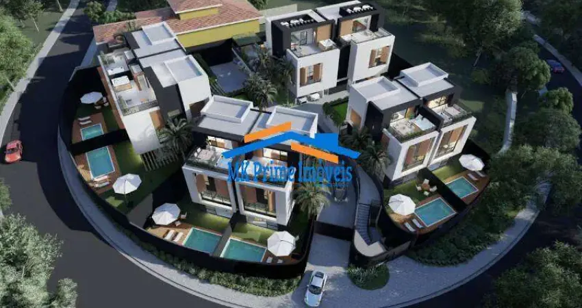 Casa de Condomínio em Construção no Jardim Panorama com 464m², 4 suítes!