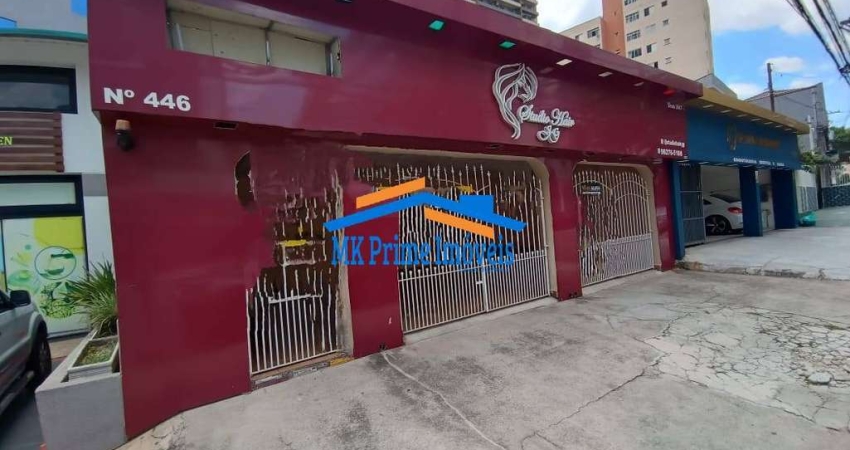 Casa Térrea com 2 Quartos, 4 Vagas, Ponto Comercial, Bela Vista/Osasco.