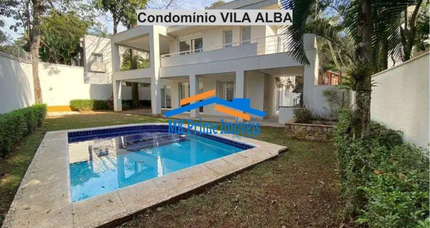 Luxuosa Casa Condomínio Vila Alba - 4 Suítes - Jardim Petrópolis