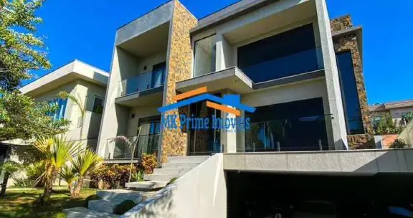 Casa moderna mobiliada c/ 5 quartos sendo 4 suítes - gênesis 2 - alphaville