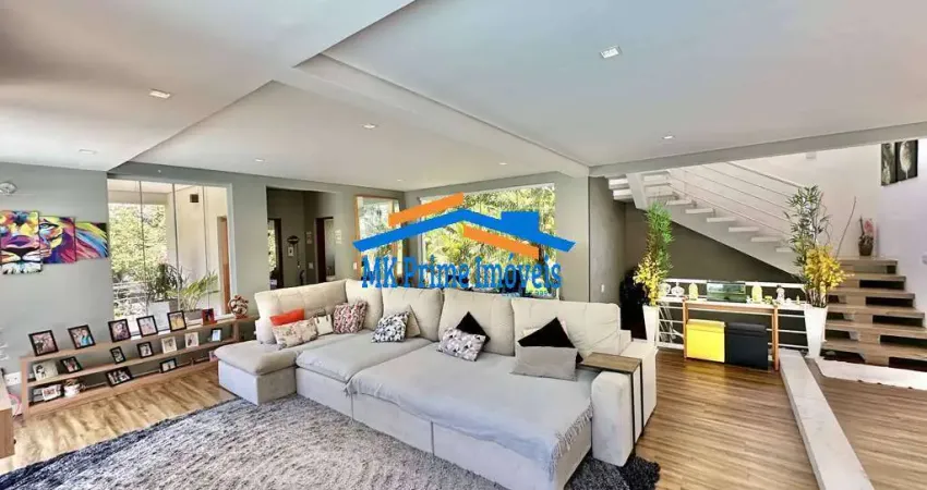 Fazendinha - 4d/3stes. gourmet, piscina, lareira, hóspedes, escritório!