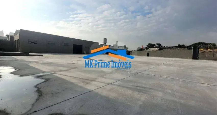 Galpão para locação 380m² de área fabril e pátio 1900m² - vila jaguara/sp