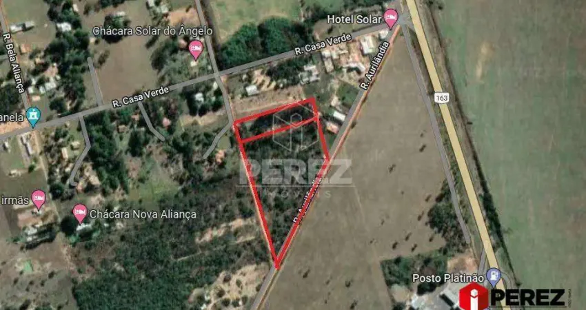 Terreno à venda na Rua Aurilândia, Chácara das Mansões, Campo Grande