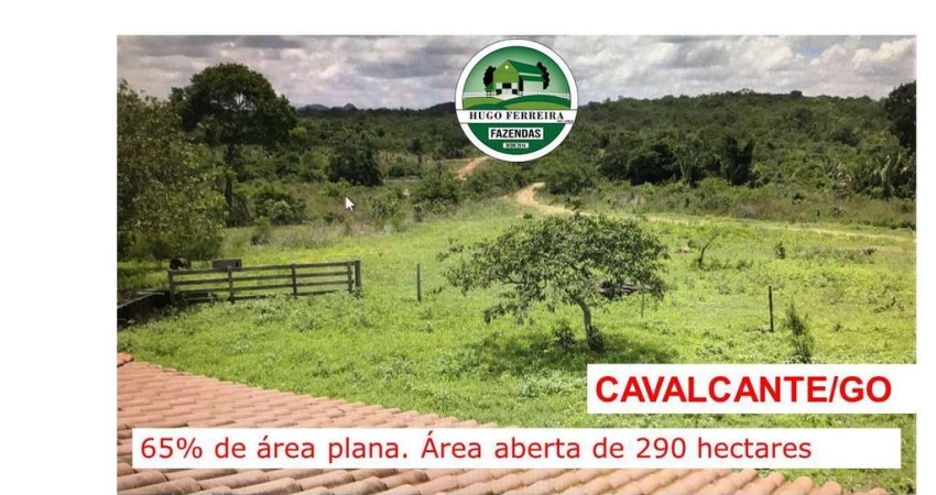 FAZENDA EM CAVALCANTE/GO- DUPLA APTIDÃO -RIQUÍSSIMA EM ÁGUA