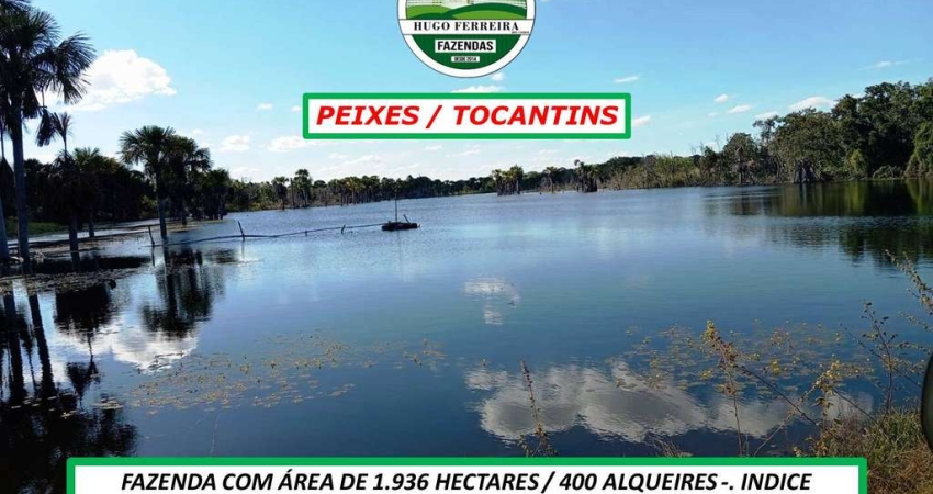 FAZENDA EM PEIXES/TO-DUPLA APTIDÃO- RICA EM AGUÁ- E ESTRUTURADA