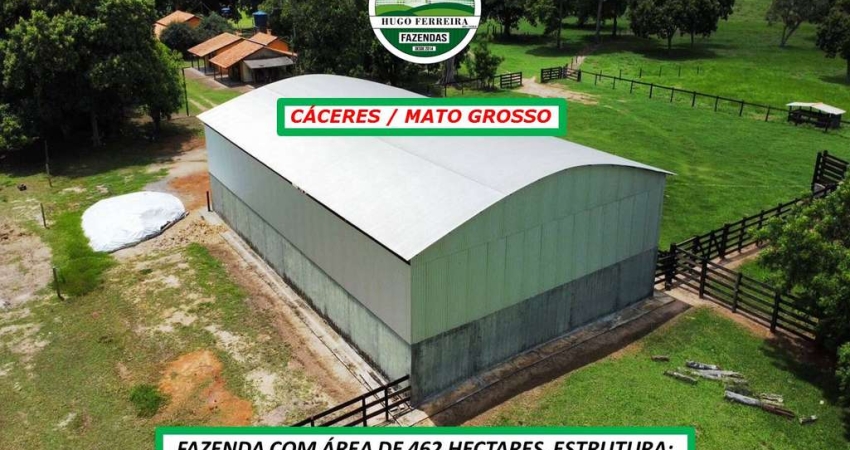 FAZENDA NA BEIRA DA RODOVIA BR-174-BOA ESTRUTURA ÁREA DE RESERVA LEGAL