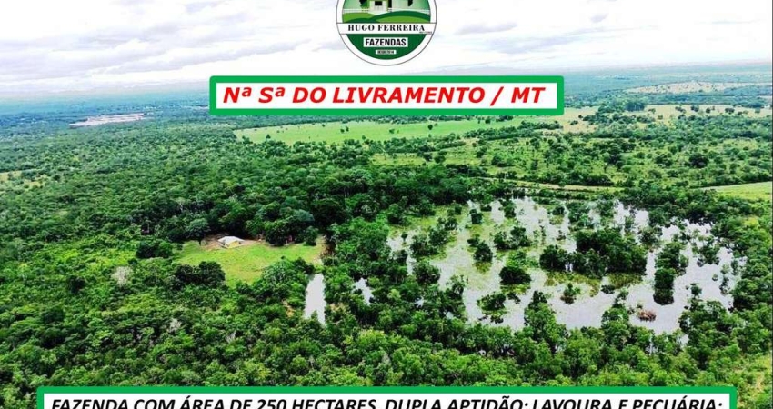FAZENDA DUPLA APTIDÃO-ESTRUTURADA-POÇOS ARTESIANOS-EXCELENTE LOGÍSTICA