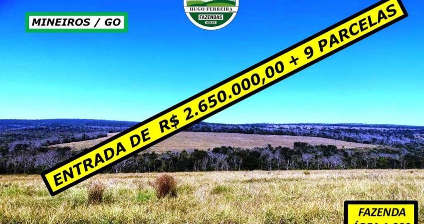 FAZENDA COM DUPLA APTIDÃO-ESTRUTURADA-ÁGUA ABUNDANTE ORIGINÁRIA DE CÓRREGO