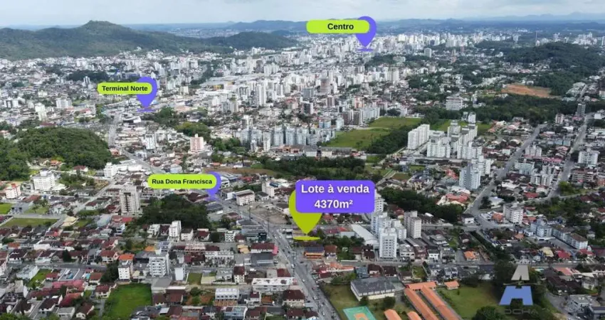 Excelente oportunidade de investimento lote com 4.370 m² em joinville – sc