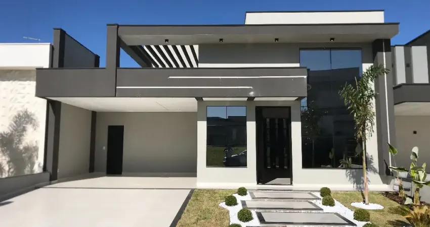 Linda Casa Térrea de 220m² de  área Construída e Terreno 300m2 à venda no excelente Condomínio Fechado  Dona Maria José  em Indaiatuba- SP.