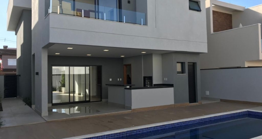 Lindo Sobrado de 280m² de  área Construída e Terreno 372m2 à venda no excelente Condomínio Fechado  Alto de Itaici  em Indaiatuba- SP.