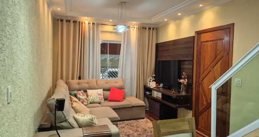 Lindo Sobrado à Venda com 102m² de Área Construída e Terreno de 125m2, no Bairro Assunção em São Bernardo do Campo - SP