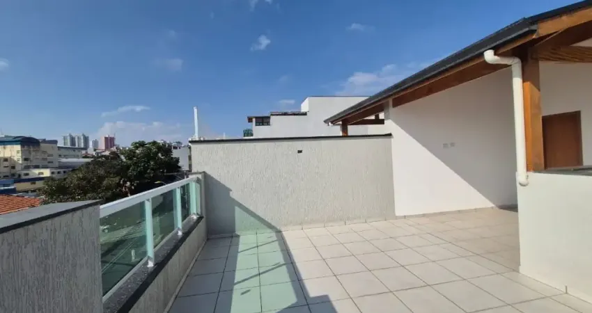 Linda Cobertura Mobiliária á venda de 82m² com 02 Dormitórios, na Vila  Scarpelli - Santo André - SP