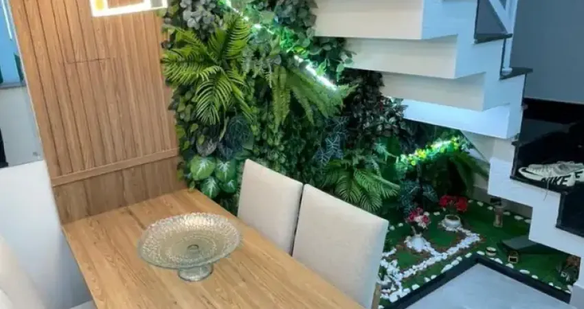 Linda cobertura à venda com  90m² de área construída, no bairro campestre - santo andré - sp.